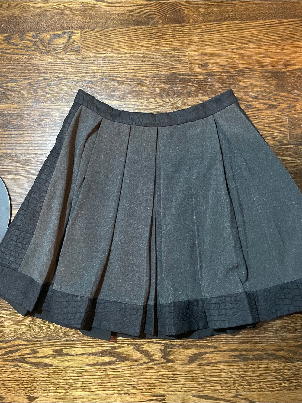 W118 by Walter Baker Black Pleated Mini Skirt